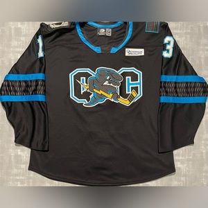 Authentic OT Quad City Storm SPHL Alec Skar Pro Game Hockey Jersey